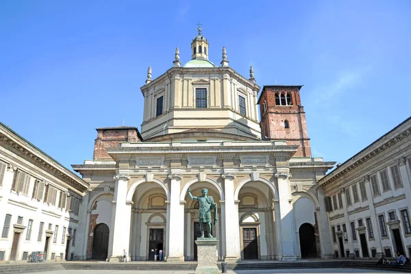 Italië Milaan Oktober 2018 Zicht Colonne San Lorenzo Romeinse Historische — Stockfoto