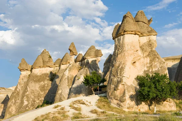 Cappadocia Landscape Goreme Village Turkey — Stock Photo, Image