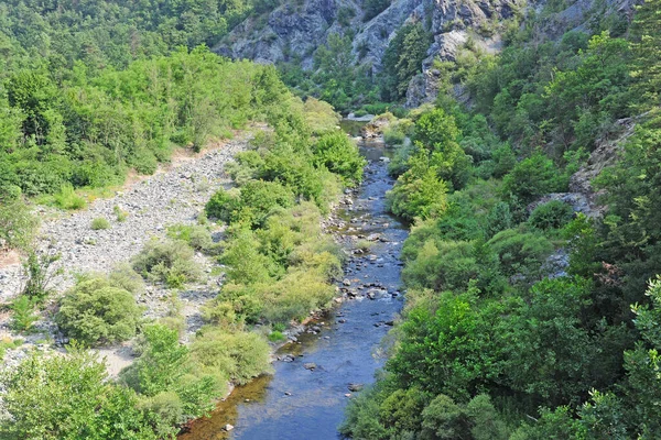 Górska Rzeka Latem — Zdjęcie stockowe