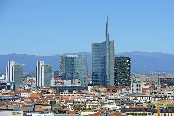 Veduta Aerea Della Città Milano Italia — Foto Stock