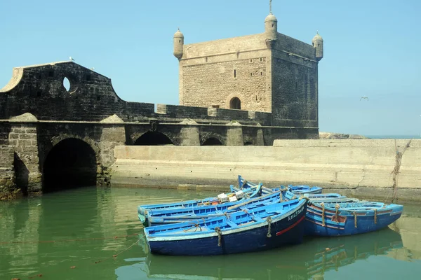 Marruecos Puerto Essaouira Segundo Plano — Foto de Stock