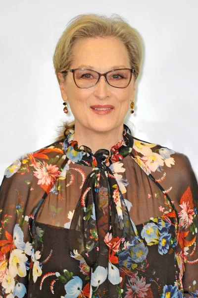 Italy Milan May 2018 Meryl Streep Actress Posed — Stock Photo, Image