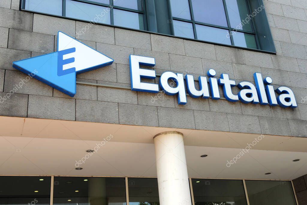 Italy - Milan march 10,2018 headquarters of equitalia - center for the collection of taxes and debts