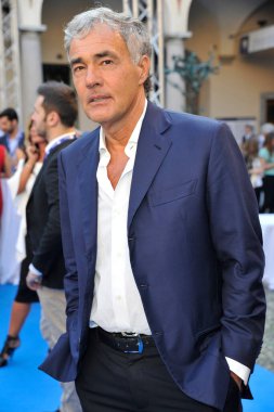 İtalya, Milan 23 Ekim 2019 RAI programının sunumu Massimo Giletti