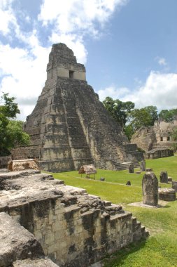 Amerika merkezi, Guatemala - Tikal harabeleri, Amerika 'daki önemli arkeolojik unesko mirası sahası