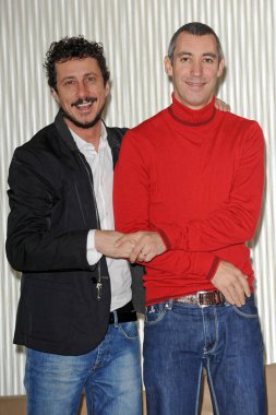 İtalya - Milano - 6 Şubat 2018 - Luca Bizzarri ve Paolo Kessisoglu