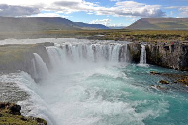 İzlanda - Godafoss Şelalesi, seyahat kavramı