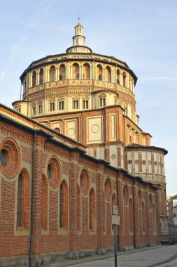 Milan, İtalya 'nın tarihi mimarisi, seyahat kavramı