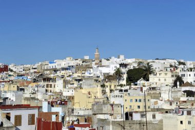 Afrika - Fas - Beyaz Saray ile Tanger Medina - manzara ve seyahat