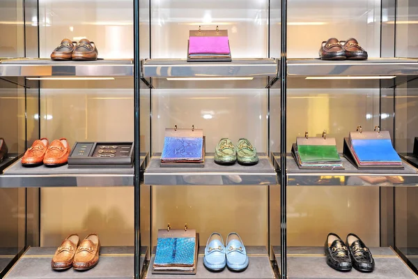 Italia Milán Noviembre 2017 Boutique Gucci Tienda Brera Bolsas Zapatos — Foto de Stock