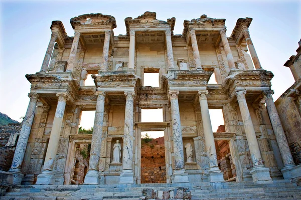 Ruinas Antiguas Efeso Pavo — Foto de Stock