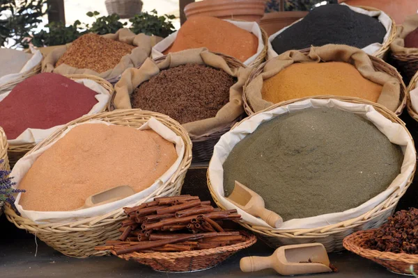 Various Spices Market — Stock Photo, Image