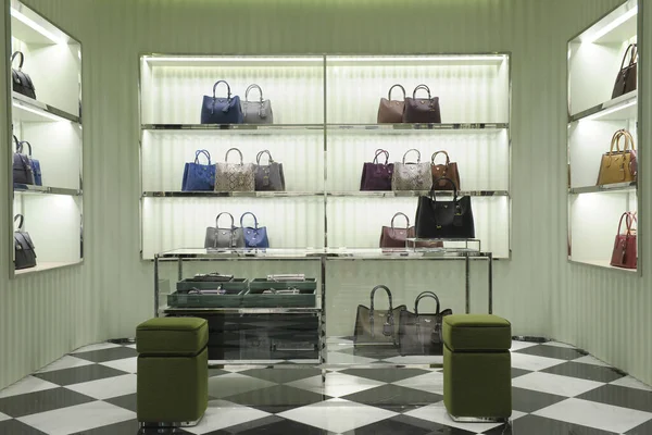 Exclusive Lugano New Prada Boutique — Stock Photo, Image