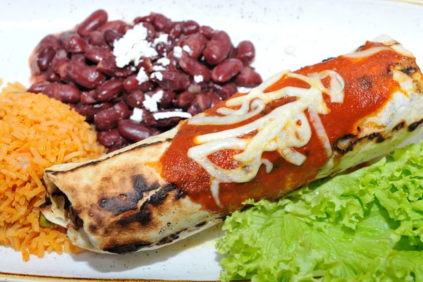 밀라노의 피에드라델 멕시코 식당에는 맛있는 요리가 — 스톡 사진
