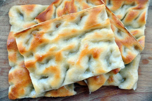 Bolachas Trigo Deliciosas Com Uma Crosta Dourada — Fotografia de Stock