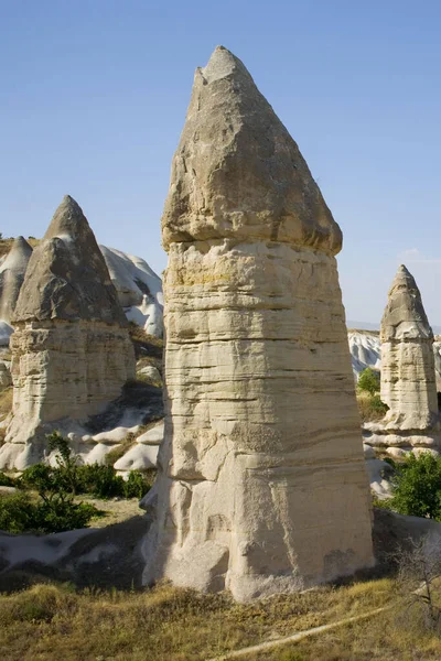 Cappadocia Landscape Goreme Village Turkey — Stock Photo, Image