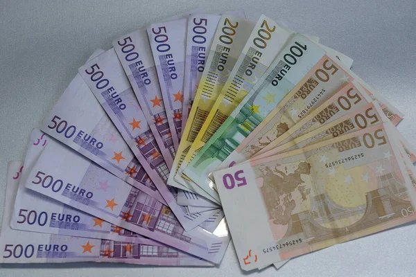Kontekst Banknotów Euro — Zdjęcie stockowe