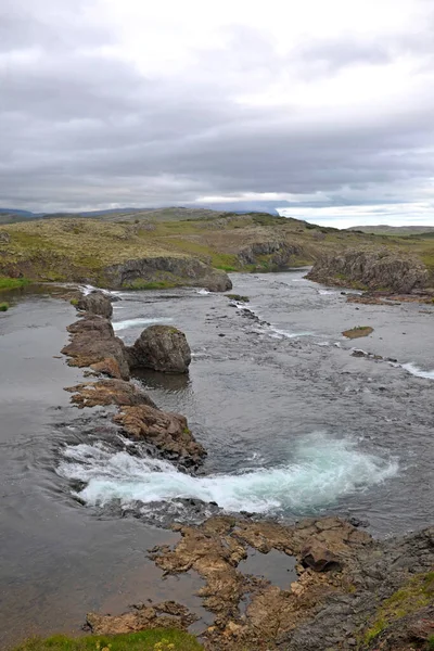 アイスランドの美しい景色緑の土地 — ストック写真