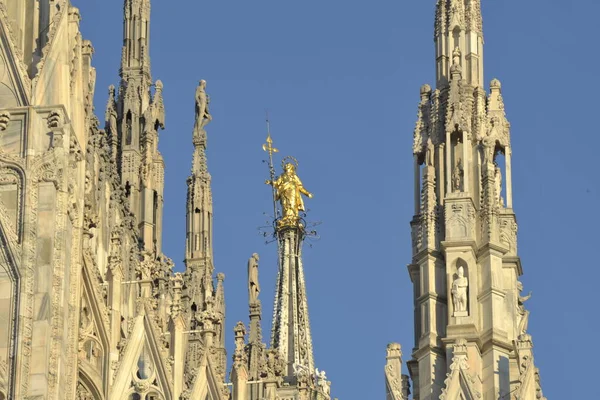 밀라노 대성당 밀라노의 대성당 이탈리아 롬바르디아의 밀라노 — 스톡 사진