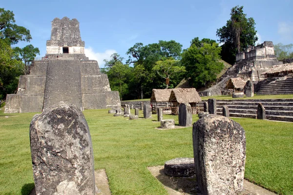 America Centrală Guatemala Ruine Tikal Important Sit Patrimoniu Arheologic Unesco — Fotografie, imagine de stoc