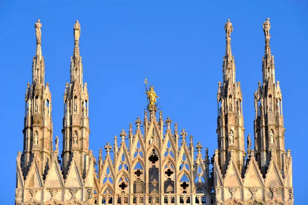 Duomo Milano Gótikus Katedrális Milánó Olaszország — Stock Fotó