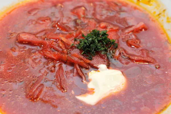 Una Foto Cocina Sopa — Foto de Stock