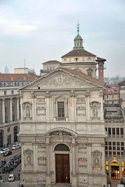 Milan Architektura Prohlídka Památek Cestovní Koncept — Stock fotografie