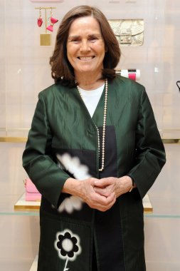 İtalya - Milano Mart 19.2018 - Giovanna Furlanto moda çanta tasarımcısı (Furla) 