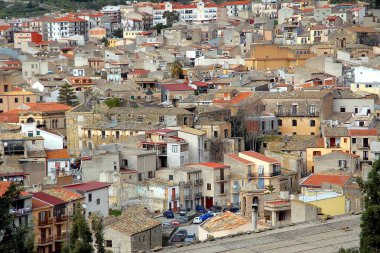 İtalya - Sicilya - Mafyanın doğduğu CORLEone küçük ülkesinin görüntüsü