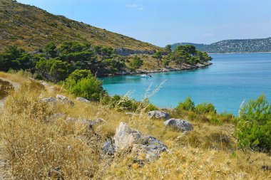 Beton sahili manzarası, Yunan