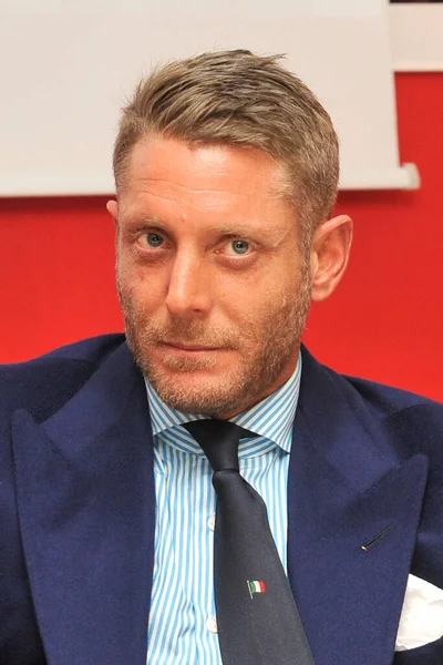 Milano Italia Gennaio 2018 Lapo Elkann Posa Durante Evento Pubblico — Foto Stock