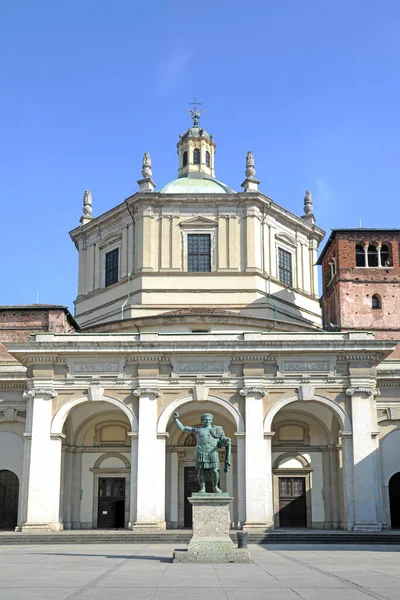 Italië Milaan Oktober 2018 Zicht Colonne San Lorenzo Romeinse Historische — Stockfoto