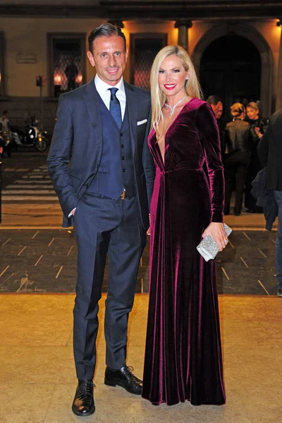 Federica Panicucci Con Marco Bacini All Evento Pubblico Milano — Foto Stock