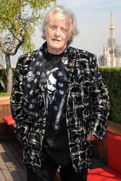 Itália Milão Janeiro 2018 Rutger Hauer Posou — Fotografia de Stock