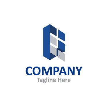 Soyut logo. Dışardan bakıldığında düzlemde bir eşkenar kare görünür. Geniş bir üçgene benzer. Yaratıcı ve basit logo.