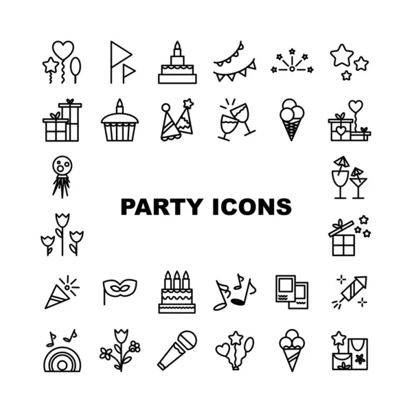 Vektör partisi komik vuruş simgeleri