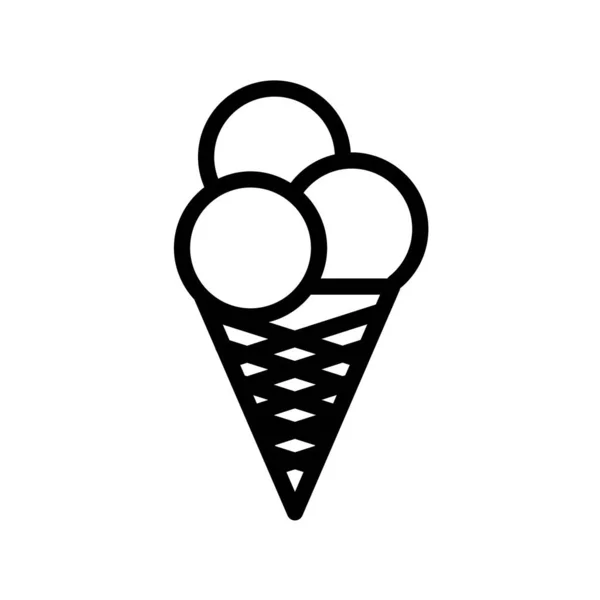 Dondurmanın vektör vuruşu simgesi