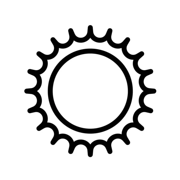 Güneşin vektör simgesi