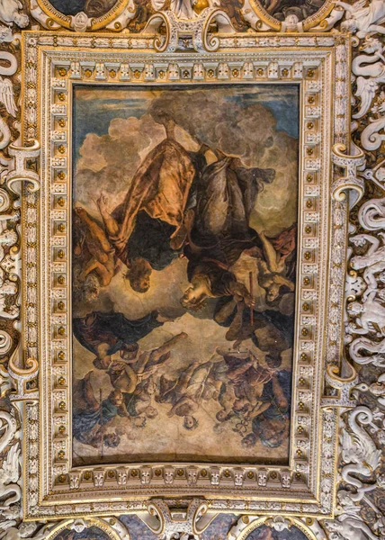 Venezia. Palazzo Ducale, soffitto nell'atrio — Foto Stock