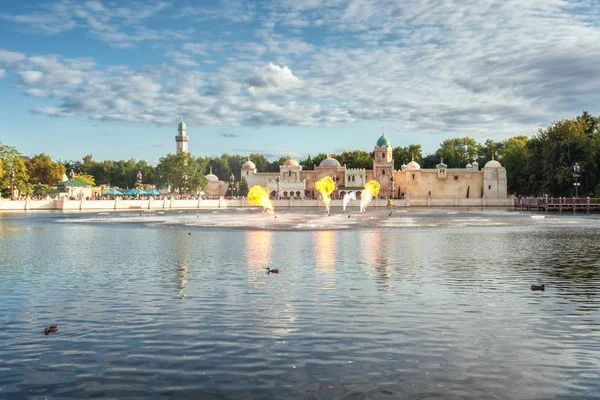 Kaatsheuvel Nederländerna Augusti 2017 Aquanura Fantastiska Vattnet Visa Nöjesparken Efteling — Stockfoto