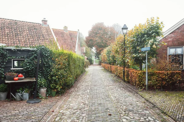 Bourtange Niederlande November 2017 Die Kleinen Häuser Bourtange Einem Holländischen — Stockfoto