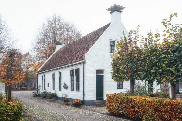 Bourtange Niederlande November 2017 Die Kleinen Häuser Bourtange Einem Holländischen — Stockfoto