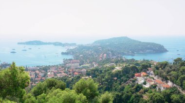 Saint-Jean-Cap-Ferrat yarımadasının bay, Fillefranche-sur-Mer şehrindeki Fransa