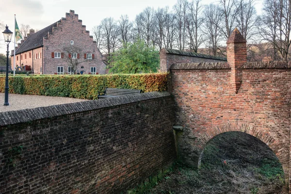 Fosso Seco Castelo Doorwerth Nos Países Baixos — Fotografia de Stock