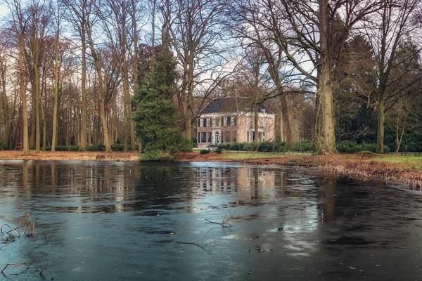 Graveland Nederland Februari 2018 Het Landhuis Gelegen Het Prachtige Park — Stockfoto