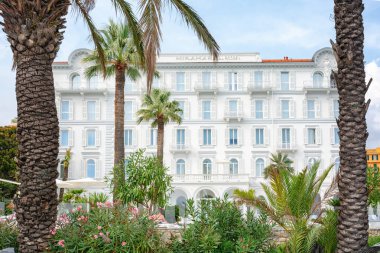 San Remo güzel beyaz Miramare The Palace otel