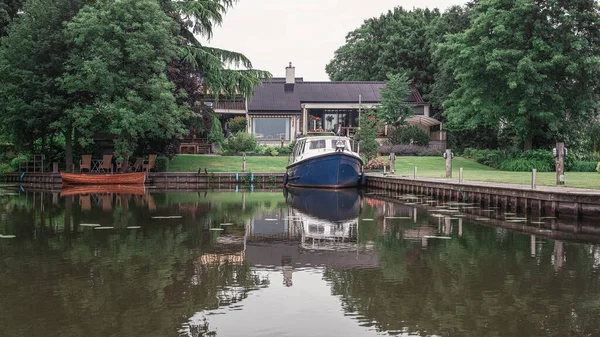 Linge Nehri Hollanda Haziran 2018 Hollanda Linge Nehri Boyunca Kristal — Stok fotoğraf