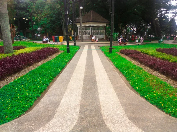 Foto Från Rådhuset Blomsterträdgård Bandung Indonesien — Stockfoto