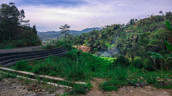 Pemandangan Alam Cipongkor Yang Sangat Indah Indonesia — Stok Foto
