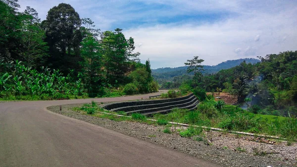 Pemandangan Alam Cipongkor Yang Sangat Indah Indonesia — Stok Foto